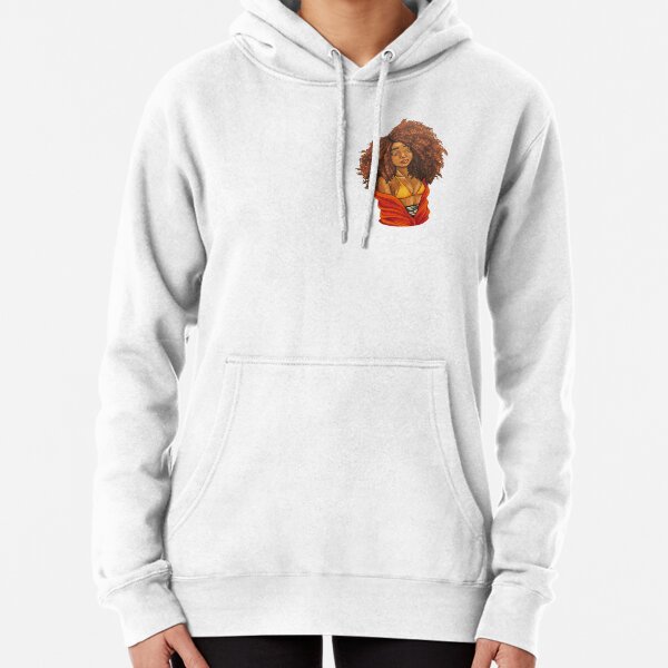 afro girl Pullover Hoodie