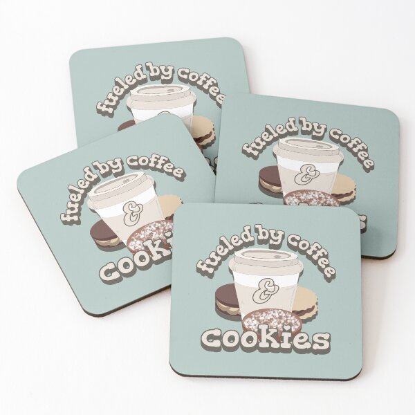 Item preview, Fun Fueled By Coffee And Cookies Slogan designed and sold by TrulyEpoque.