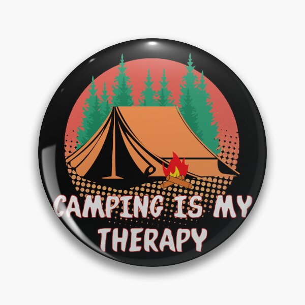 Item preview, Camping Is My Therapy , Tent Camping designed and sold by AUB-Designs.