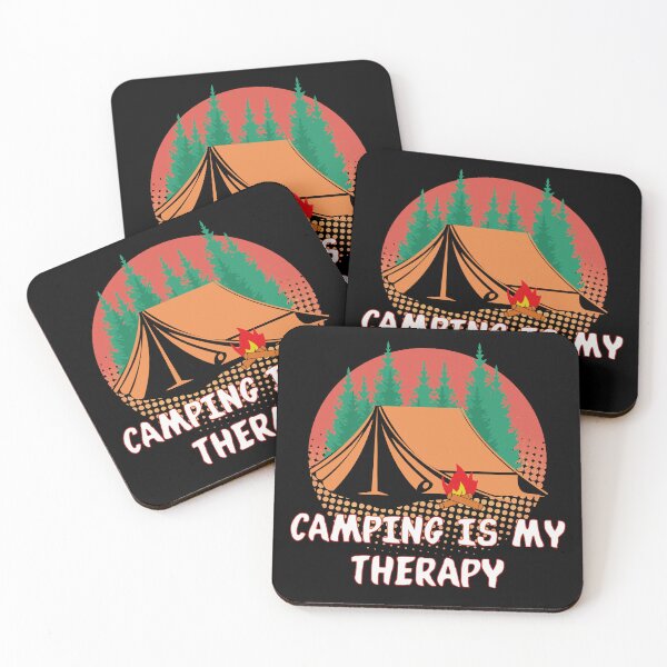 Item preview, Camping Is My Therapy , Tent Camping designed and sold by AUB-Designs.