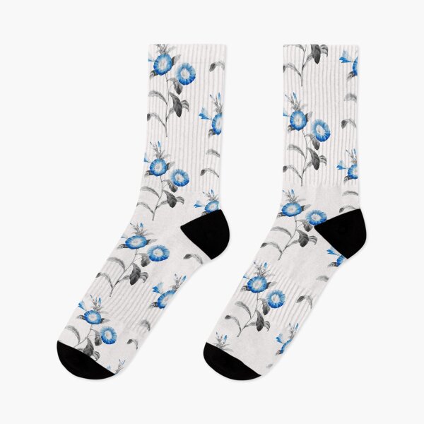 Item preview, Field Bindweed Flowers, Alternative Illustration - Blue and Pink Rose designed and sold by DaphneKstudio .
