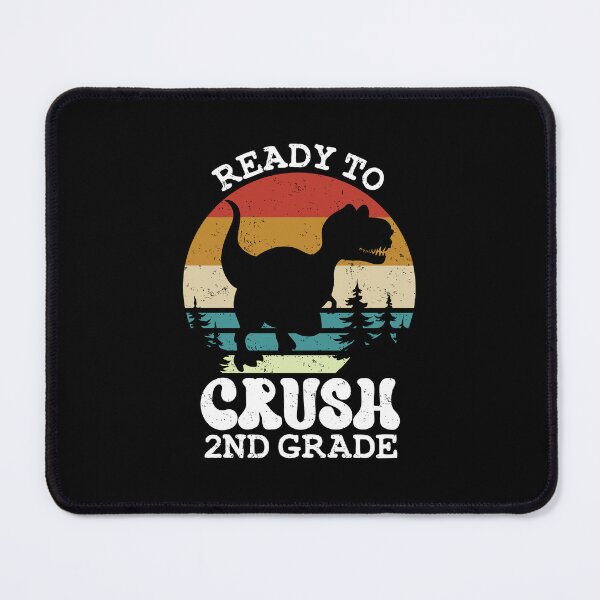 Item preview, Ready To Crush 2nd Grade Cool T-Rex Back To School Retro designed and sold by GravitiTees.