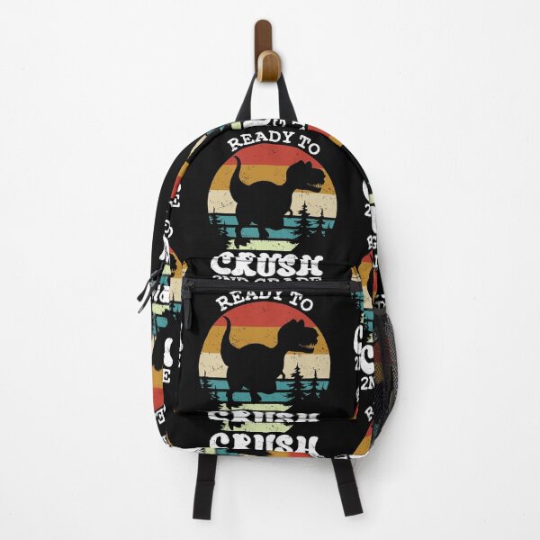 Item preview, Ready To Crush 2nd Grade Cool T-Rex Back To School Retro designed and sold by GravitiTees.
