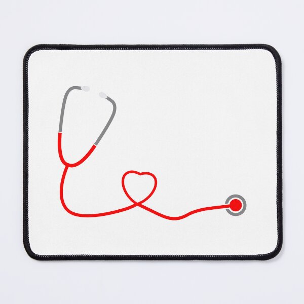 Item preview, Red Stethoscope Heart designed and sold by printonio.