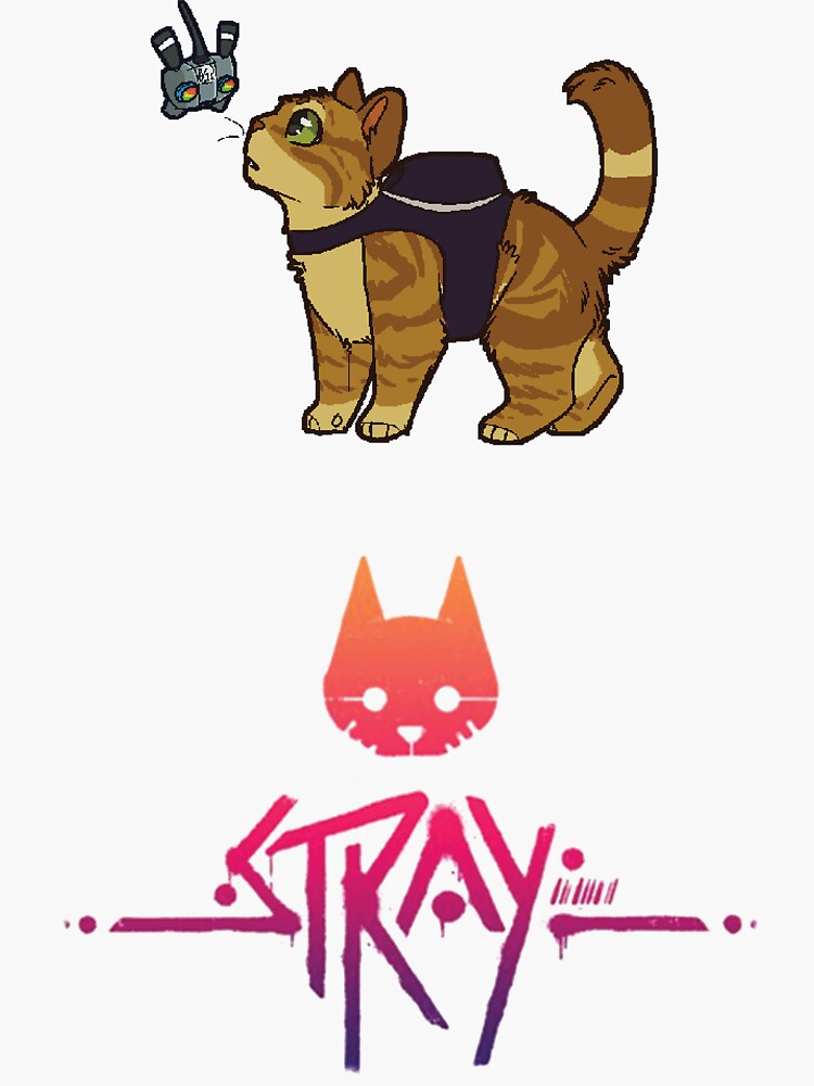 HOW TO DRAW STRAY LITTLE KITTY CAT GAME LOGO, CUTEST CAT GAME