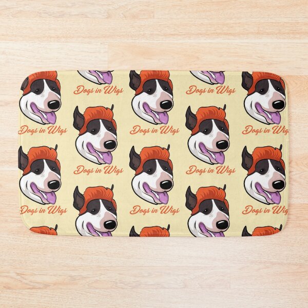 Item preview, Dogs in Wigs - Funny Bull Terrier designed and sold by Andantino.