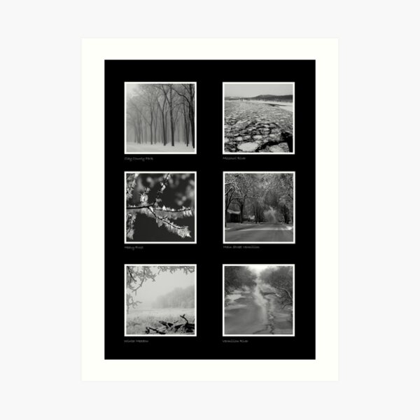 Winter in Vermillion Art Print