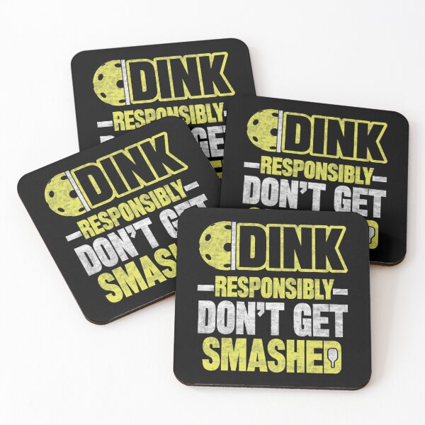 Item preview, Dink Responsibly Funny Pickleball Essential  designed and sold by argyleclimese.