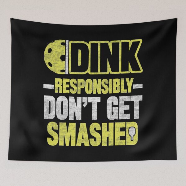 Item preview, Dink Responsibly Funny Pickleball Essential  designed and sold by argyleclimese.