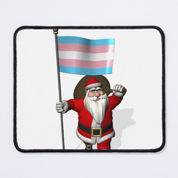 Item preview, Santa Claus Supports Transgender Community designed and sold by Mythos57.