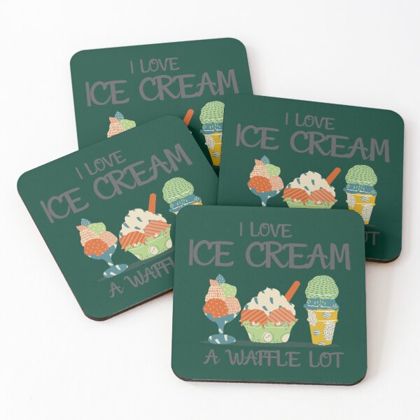 Item preview, I Love Ice Cream a Waffle Lot, Ice Cream Is Always A Good Idea      designed and sold by DesignedByLe.