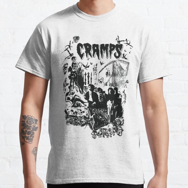 Vintage 80er Jahre THE CRAMPS Punk Rock Psychobilly Tour Konzert Promo T-shirt Classic T-Shirt
