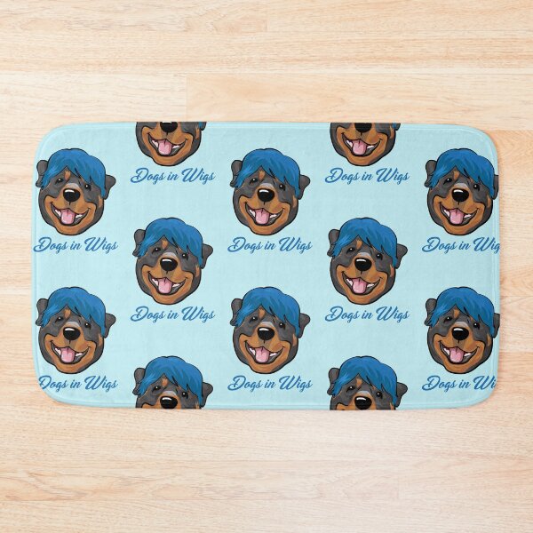 Item preview, Dogs in Wigs - Funny Rottweiler designed and sold by Andantino.