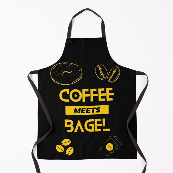 Item preview, coffee meets bagel Black and yellow designed and sold by Creator's Gate.
