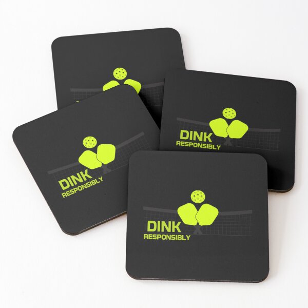 Item preview, Dink Responsibly Pickleball Crossed Paddles  Essential  designed and sold by argyleclimese.