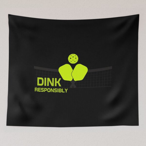 Item preview, Dink Responsibly Pickleball Crossed Paddles  Essential  designed and sold by argyleclimese.