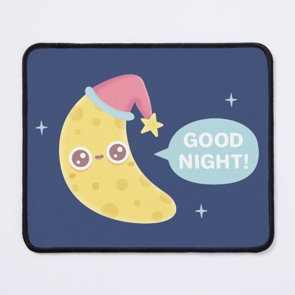 Item preview, Cute Crescent Moon Says Good Night designed and sold by rustydoodle.