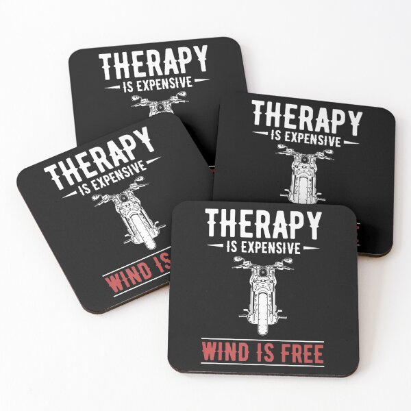 Item preview, Therapy Is Expensive Wind Is Cheap - Motorcyclist Premiu designed and sold by Sarena84.