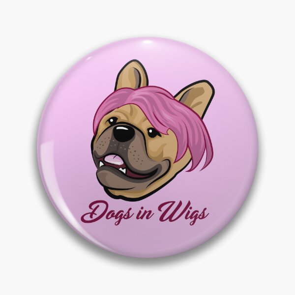 Item preview, Dogs in Wigs - Funny French Bulldog designed and sold by Andantino.