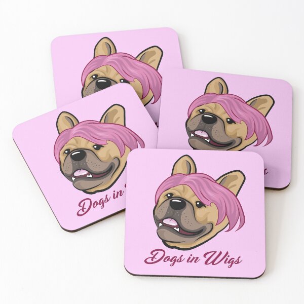 Item preview, Dogs in Wigs - Funny French Bulldog designed and sold by Andantino.