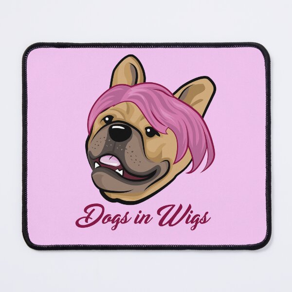 Item preview, Dogs in Wigs - Funny French Bulldog designed and sold by Andantino.