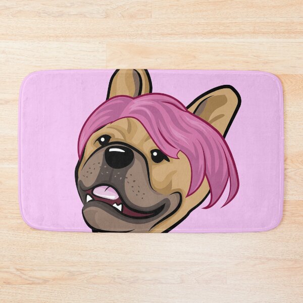 Item preview, Dogs in Wigs - Funny French Bulldog designed and sold by Andantino.