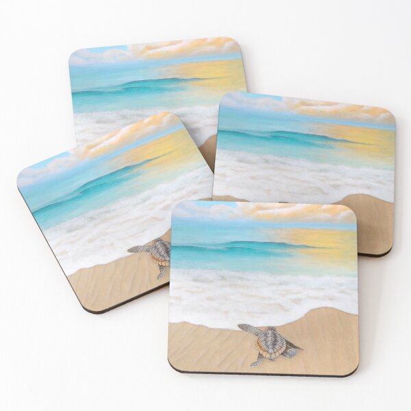 Item preview, Baby Sea Turtle on the Beach - Adorable and Natural Illustration designed and sold by Ambiance Sauvage.