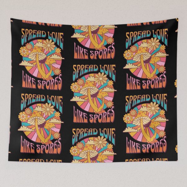 Item preview, Spread love like spores designed and sold by onemoremask.