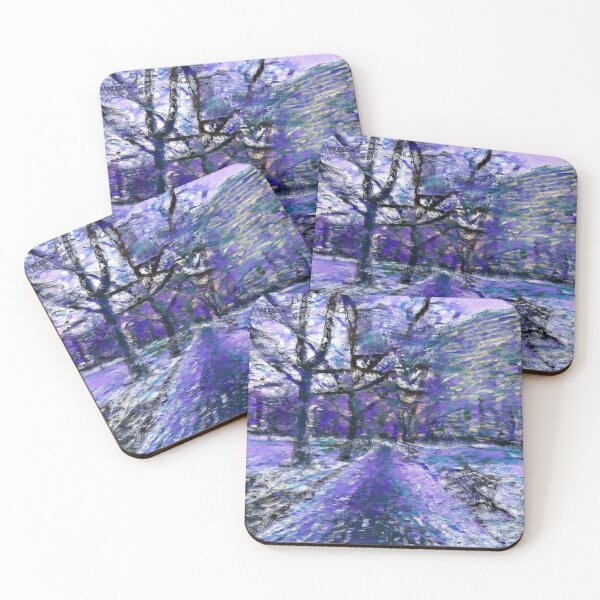 Item preview, Abstract Painting of Stevens Park Hoboken designed and sold by Kurt Gardiner.