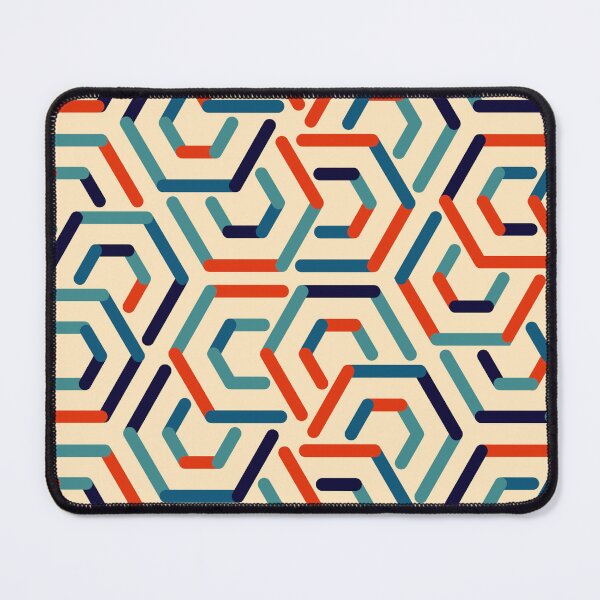 Item preview, Vintage geometric pattern, retro 70s designed and sold by Milatoo.