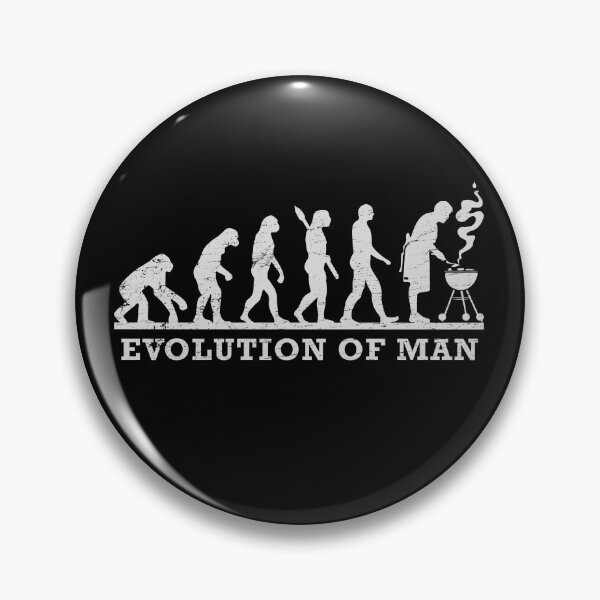 Item preview, Grill Grilling Griller Funny Evolution of Man designed and sold by rafaeltto.