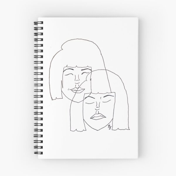 Item preview, Gemini Black and White Drawing   designed and sold by NiyaHolderz.