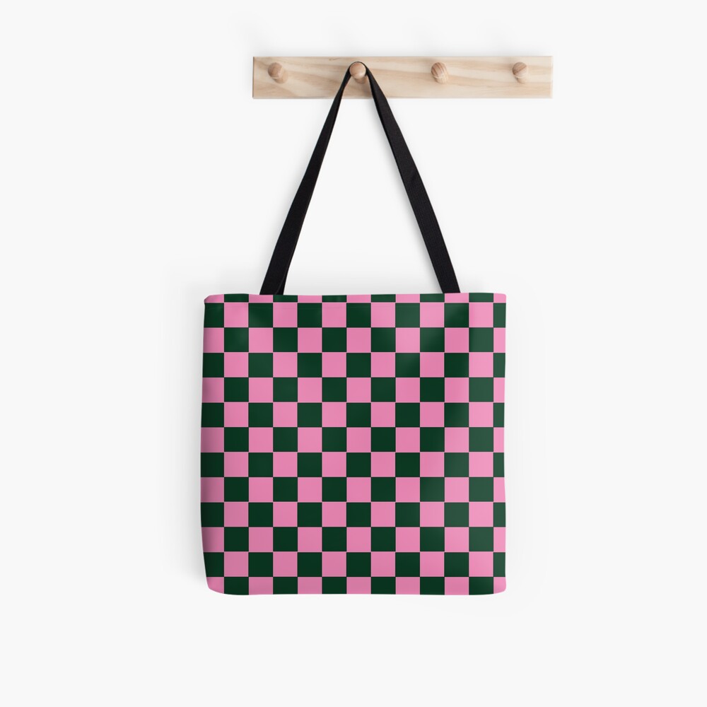 P&G (Pink & Green) Checkerboard Handbag