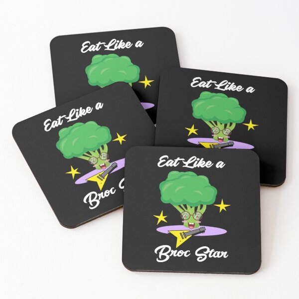 Item preview, Eat like a Broc Star, Vegan's Rock, Vegetarian Eating designed and sold by Monique Prince.