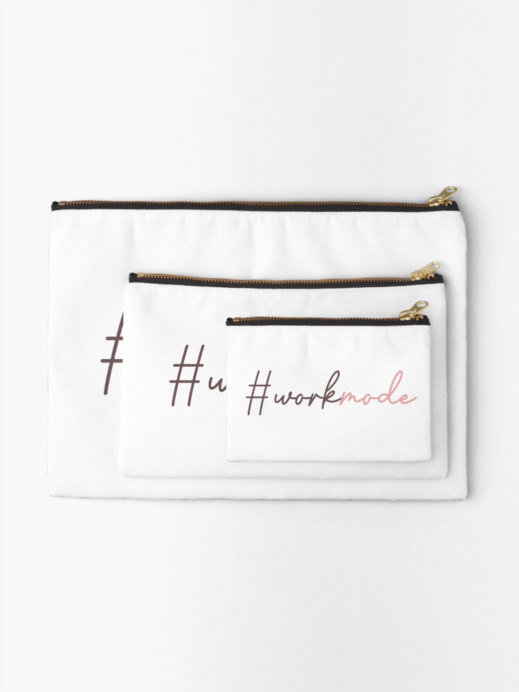 Thumbnail 2 of 4, Zipper Pouch, Workmode Style designed and sold by newmariaph.