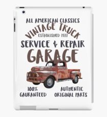 Vintage Truck Service Repair Garage iPad Case/Skin