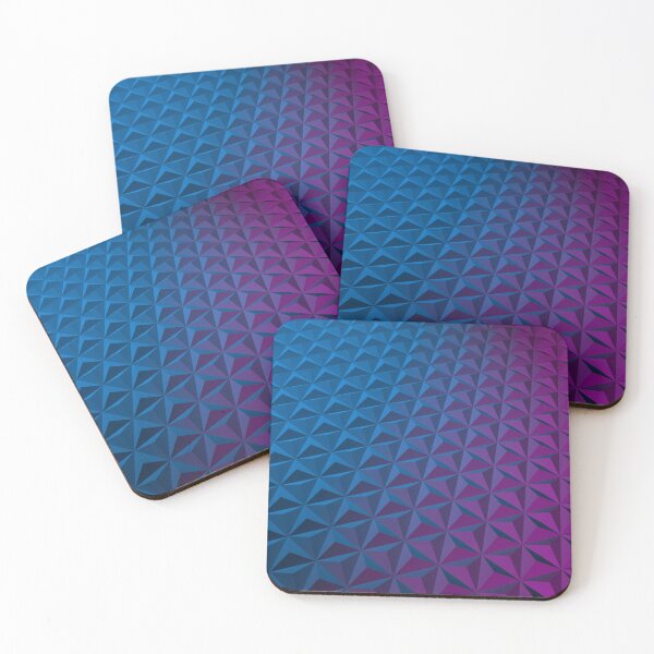 Item preview, Interesting 3D Geometric Triangles in a Pattern with Blue Light Blue and Purple Color designed and sold by RiciPaneto.