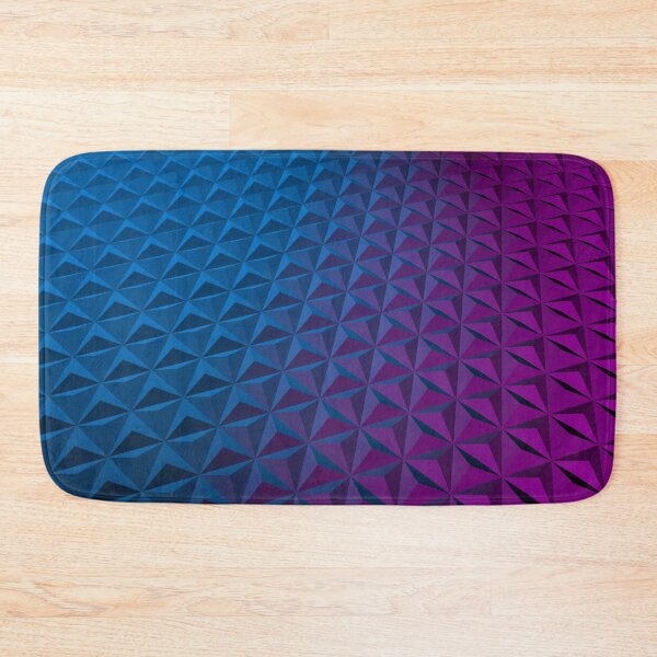 Item preview, Interesting 3D Geometric Triangles in a Pattern with Blue Light Blue and Purple Color designed and sold by RiciPaneto.
