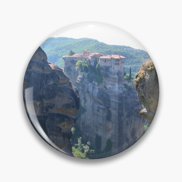Item preview, Meteora Monastery perched atop a cliff - Breathtaking greek landscapes designed and sold by CarolinaReina.