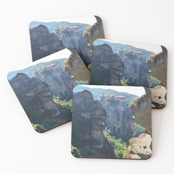Item preview, Meteora Monastery perched atop a cliff - Breathtaking greek landscapes designed and sold by CarolinaReina.