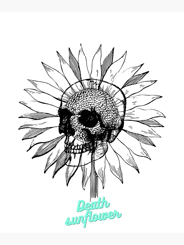 "Death sunflower" Poster for Sale by AD37 Redbubble