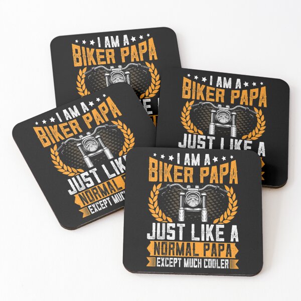 Item preview, Mens I'm a Biker Papa Just Like a Normal Papa - Biking Biker Men designed and sold by Sarena84.