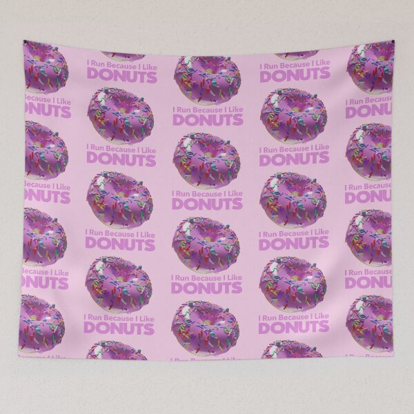 Item preview, I Run Because I Like Donuts designed and sold by Andantino.