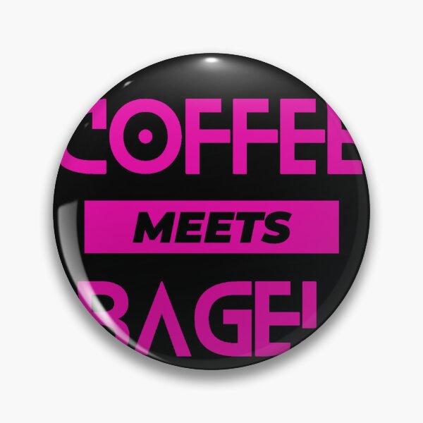 Item preview, coffee meets bagel Pink designed and sold by Creator's Gate.