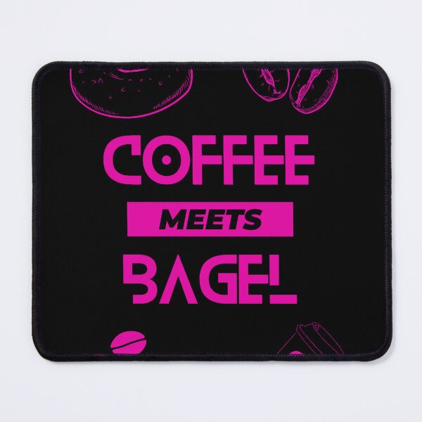 Item preview, coffee meets bagel Pink designed and sold by Creator's Gate.