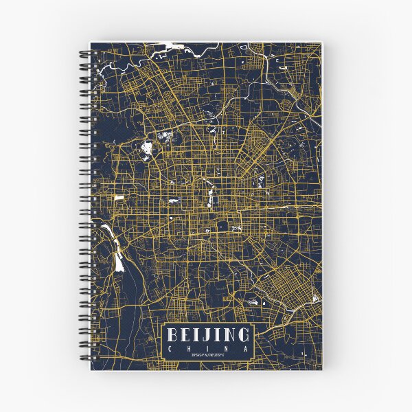Item preview, Beijing City Map of China - Gold Art Deco designed and sold by deMAP.