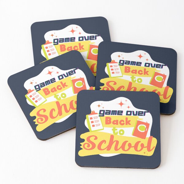 Item preview, Game Over Back To School - Back To School 2022 - Back To School Quotes designed and sold by designerpriti.