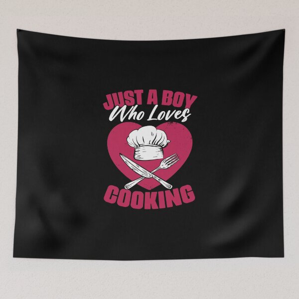 Item preview, Just A Boy Who Loves Cooking Funny Culinary For Cooking Chef designed and sold by Nessshirts.