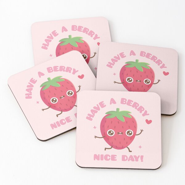 Item preview, Cute Strawberry, Have A Berry Nice Day designed and sold by rustydoodle.