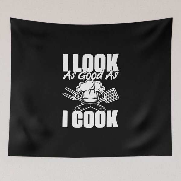 Item preview, I Cook As Good As I Look Funny Culinary Cooking Humor Lover designed and sold by Nessshirts.